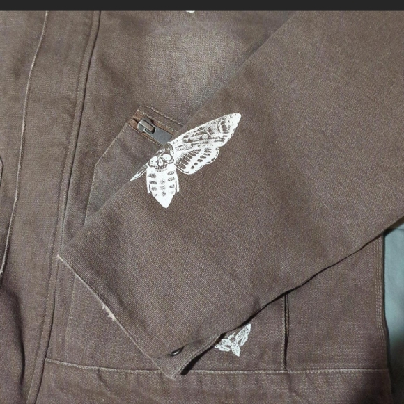 Darc Sport Brown Denim Work Jacket - Picture 4 of 6